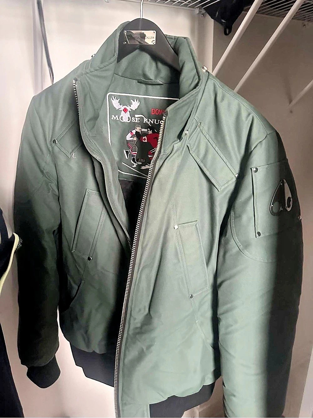 Men's Green Bomber Jacket